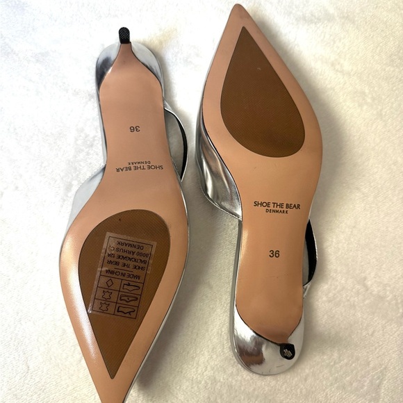 Shoe The Bear Alberte Metallic Heels - Picture 5 of 7